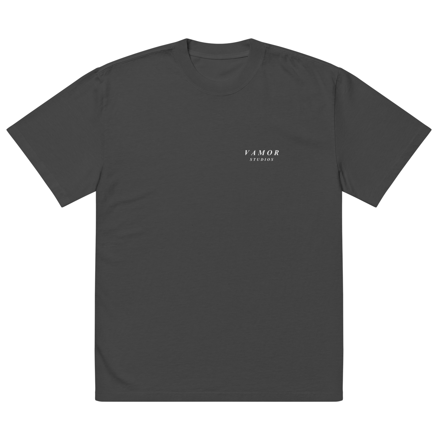 UNKNOWN Faded Black Graphic T-Shirt - Premium Streetwear by Vamor Studios - Front View
