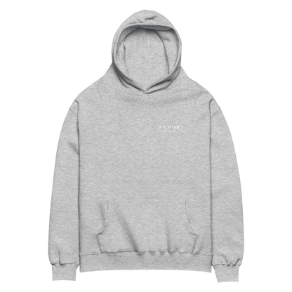 UNKNOWN Grey Hoodie - Premium Streetwear by Vamor Studios - Front View