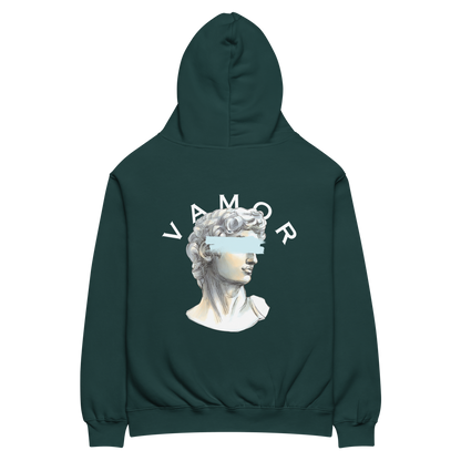 UNKNOWN Pine Green Hoodie - Premium Streetwear by Vamor Studios - Back View